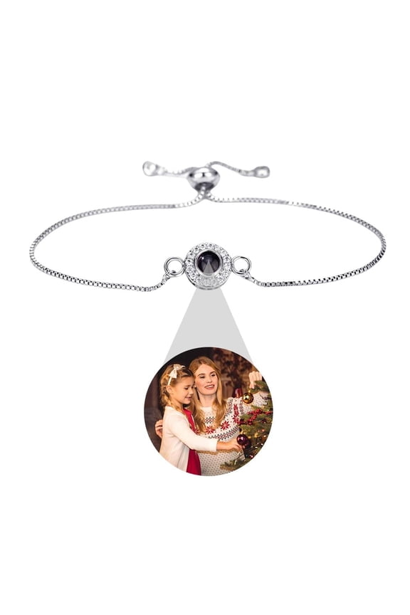 Customized Photo Projection Bracelet with Fashionable Versatile Design Gift For Her