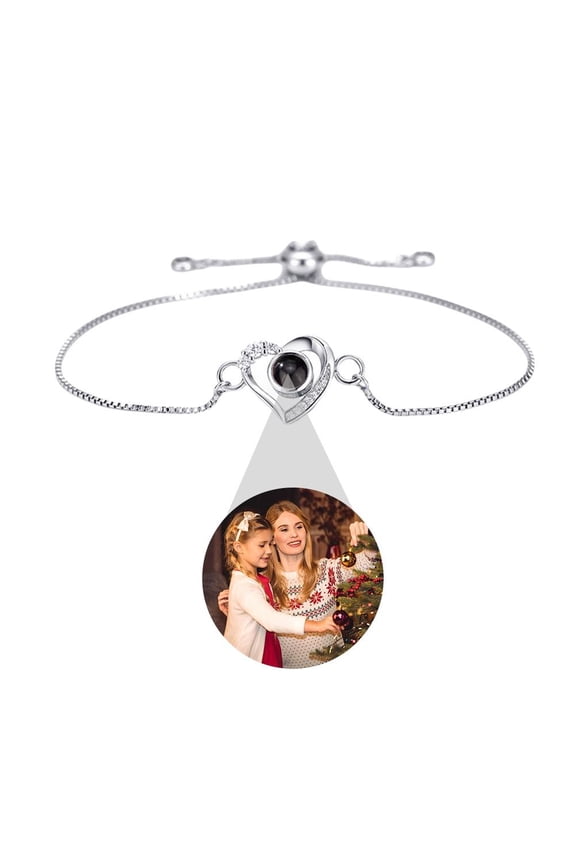 Customized Photo Projection Bracelet with Fashionable Versatile Design Gift For Her