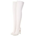 thumbnail image 1 of Customized Plus Size Pointed Toe Stiletto High Heel Thigh High Boots Women's Over the Knee Boots, 1 of 6