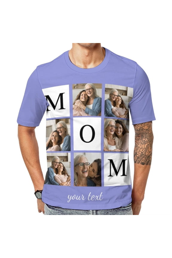 Customized All over Printed T-shirts  Summer Graphic T-shirts for Men | Personalized Short Sleeve Shirts for Outdoor Adventure Trendy Streetwear Tops | Unique All over Printed Gifts