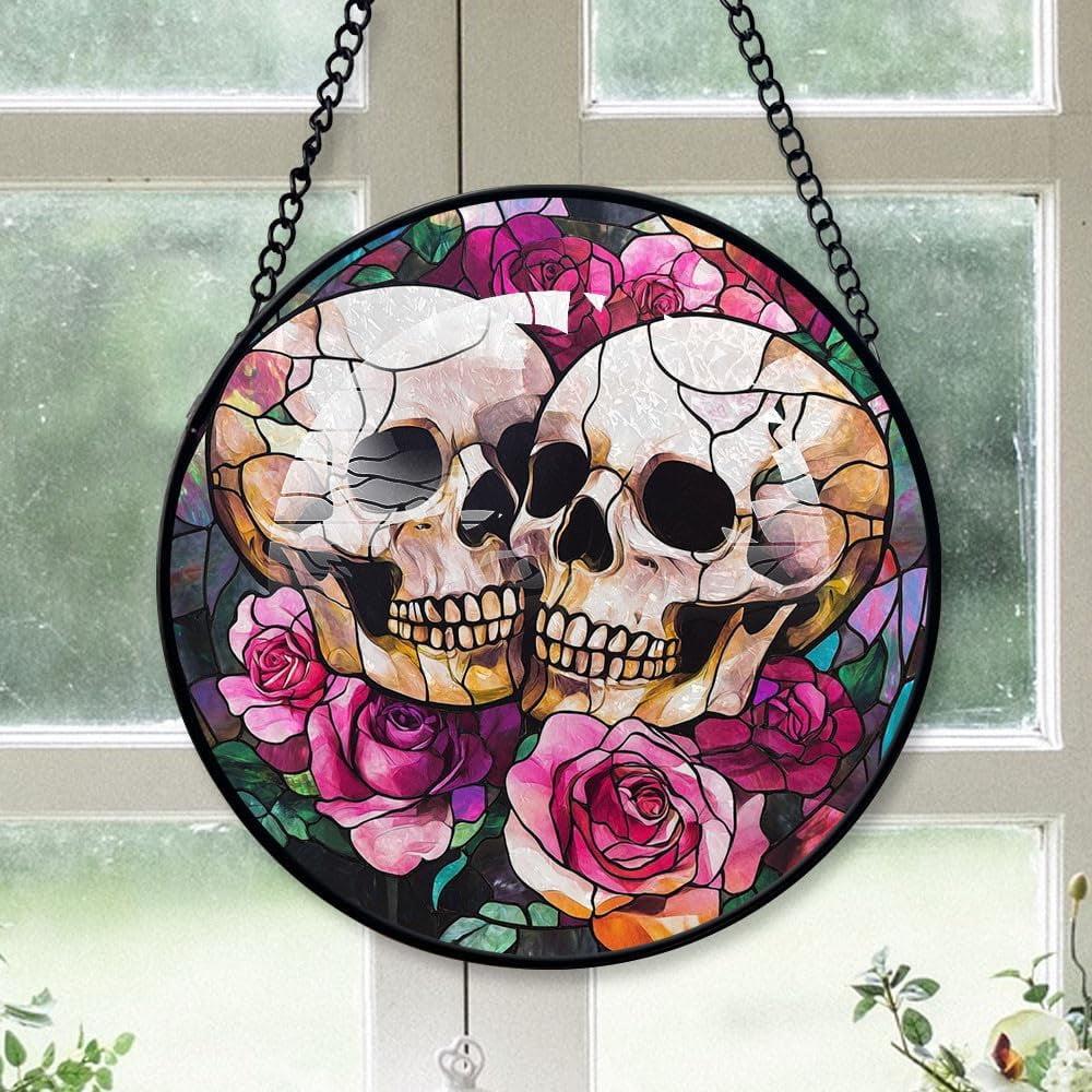 Customized Rose Skull Christmas Stained Glass Rose Skull For Christmas Customized Rose Skull Christmas Stained Glass Rose Skull For Christmas Tree Rose Skull Christmas D Cor Ornament 2025 SCZYok Afde932c 4356 49d6 893f 9e0777c49349.f71e1720b8a07a1c3c02c930ef057959