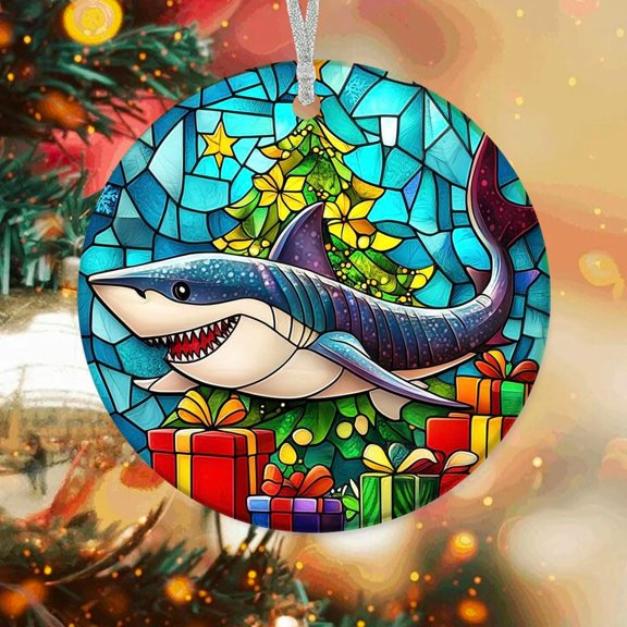 Customized Shark Christmas Ornaments, Shark for Christmas Tree, Shark Christmas Dcor, Ornament 2025 R3yCyI