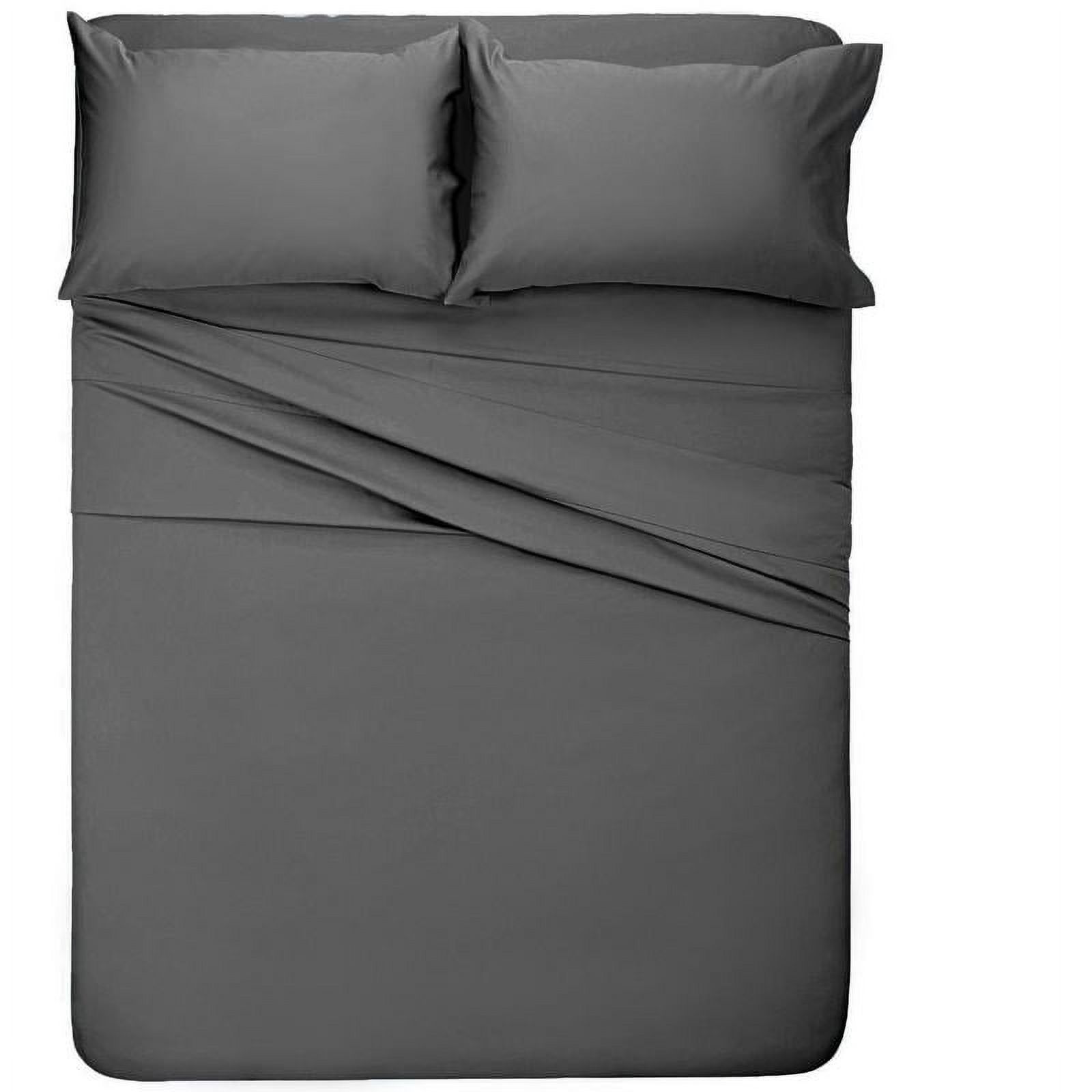 Customized Sheet Set For RV Camper King Size (72x80) Solid Grey easy to fit in RVmattress 600