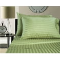 thumbnail image 1 of Customized Sheet Set For RV Camper Size (32x79) Stripe Sage easy to fit in RV-mattress - 600 Thread Count 100% Cotton By The Great American Store, 1 of 3