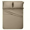 thumbnail image 1 of Customized Sheet Set For RV Camper Twin Size (34x75) Solid Beige easy to fit in RV-mattress - 600 Thread Count 100% Cotton By The Great American Store, 1 of 3