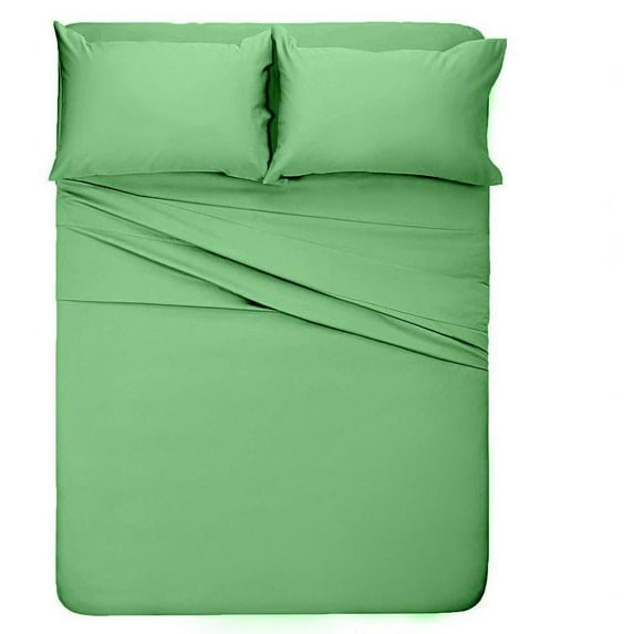 Customized Sheet Set For RV Camper Twin Size (34x75) Solid Sage easy to fit in RV-mattress - 600 Thread Count 100% Cotton By The Great American Store