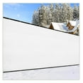 Customized Size Fence Screen Privacy Screen White 4' x 24' Grade 170