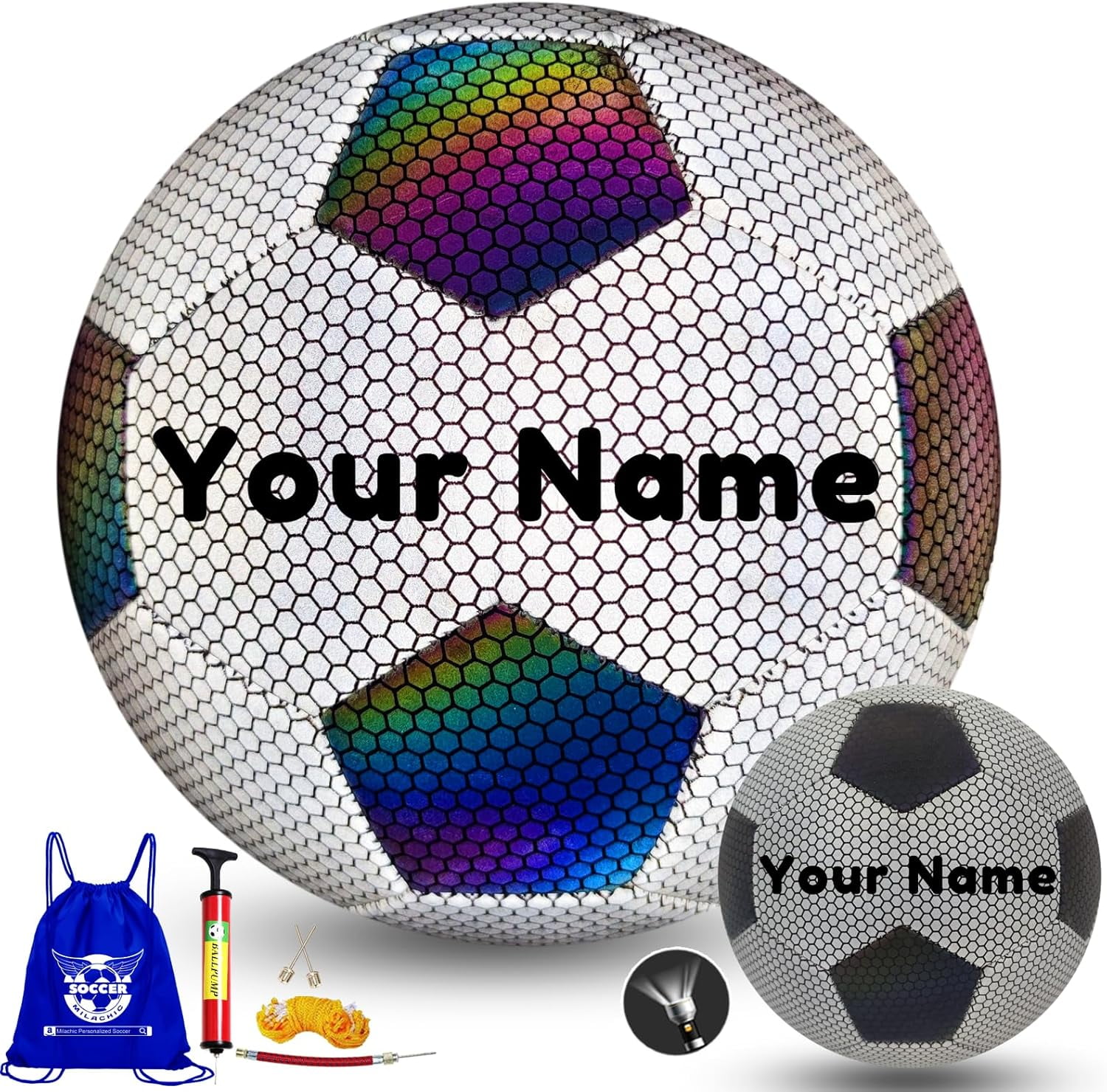 Customized Soccer Ball Size 3/4 /5, Personalized Soccer Ball Gift with ...