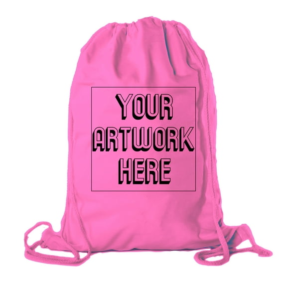 Customized Softball Team Backpacks, Personalized Sports Drawstring Cinch Sacks