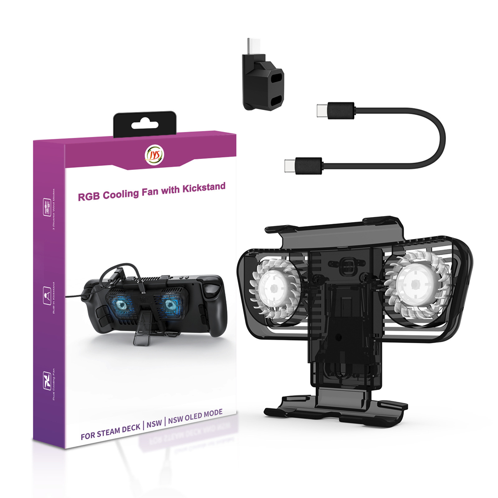 Customized Stand Base For Nintendo Switch OLED Lite RGB Cooling Fan