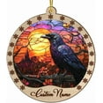 thumbnail image 1 of Customized Suncatcher Crow, Crow Ornament, Crow Hanging Decor, Crow for Trees - 2074TG30 3O1SVv (Crow 9), 1 of 4