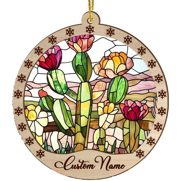 Customized Suncatcher Desert Cactus, Desert Cactus Ornament, Desert Cactus Decor, Desert Cactus for Trees 5C5rUi (Desert Cactus 11)