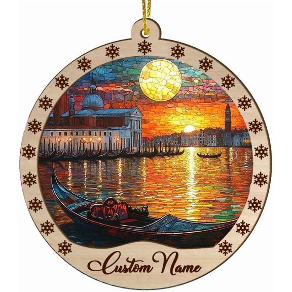 Customized Suncatcher Gondolas, Gondolas Ornament, Gondolas Decorations, Gondolas 2079TG25 SXj7rd