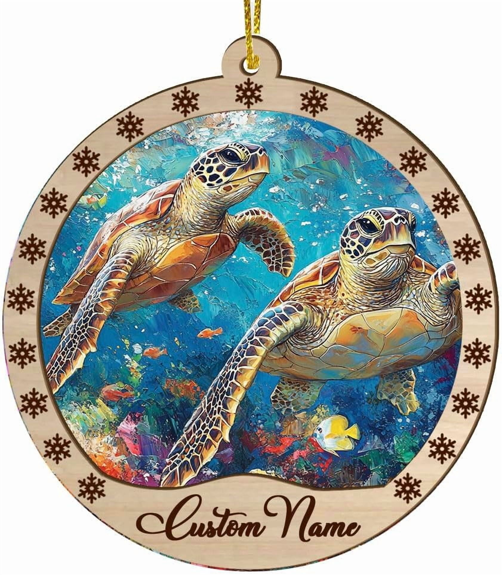 Customized Suncatcher Turtles, Turtles Ornament, Turtles Decorations ...
