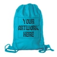 thumbnail image 1 of Customized Tennis Team Backpacks, Personalized Sports Drawstring Cinch Sacks, 1 of 2