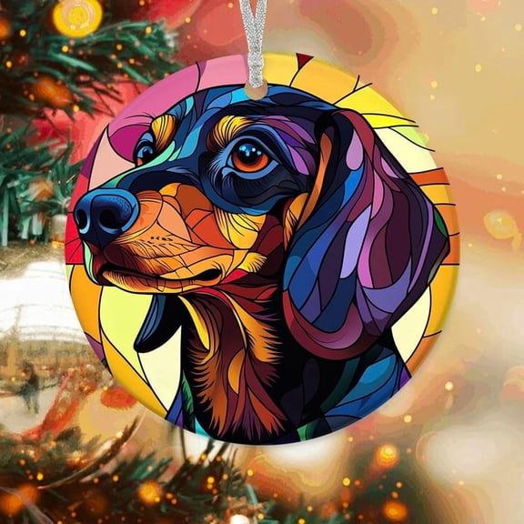 Customized Tree Ornaments Daschund, Daschund Ornament, Daschund Present Ideas, Daschund for Trees 23jh5H (Daschund 7)