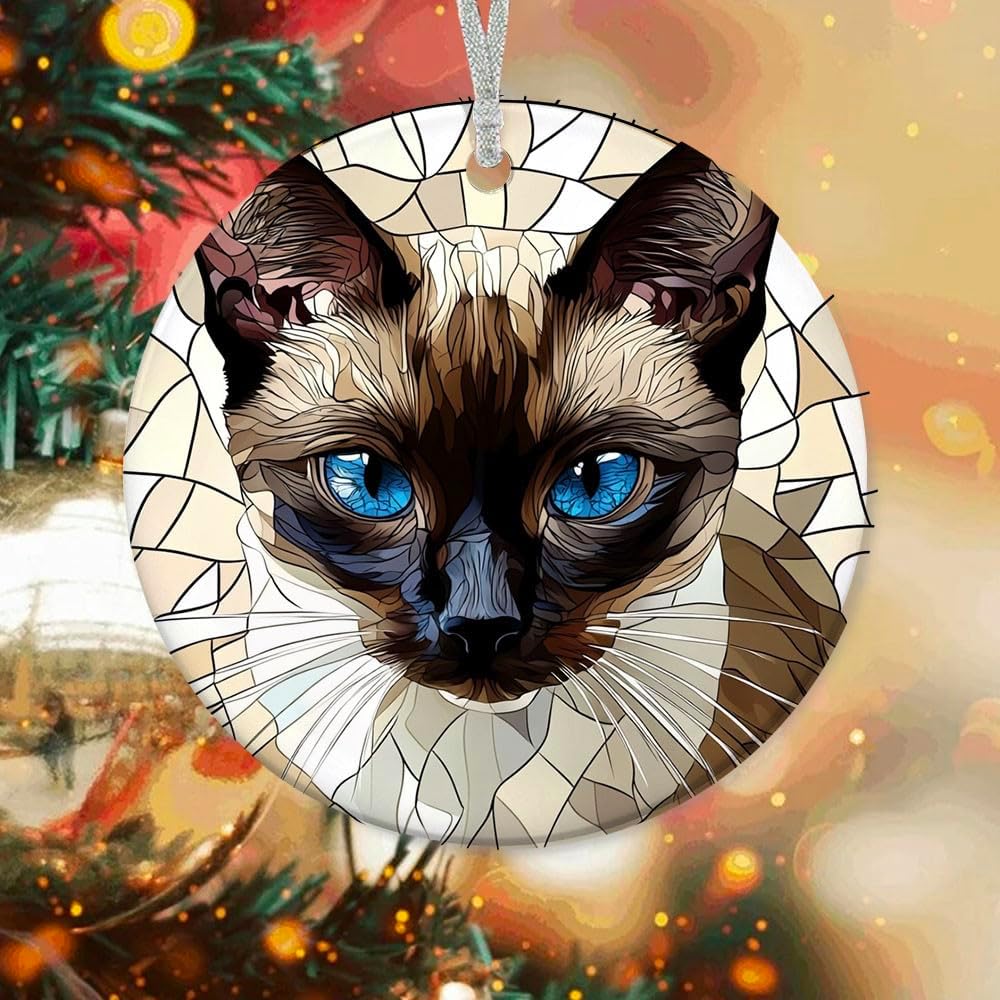 Siamese Cat Ornament