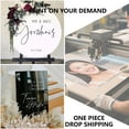 thumbnail image 1 of Customized Wedding Party Welcome Sign Frosted Backing Photo UV Print Round Dia32", 1 of 6