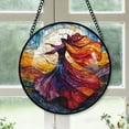 thumbnail image 1 of Customized Whirling Dervish Stained Glass, Whirling Dervish Glass Panel Sun Catchers Pretty Gifts, Whirling Dervish Decoration for Home Garden Christmas Party Wedding UbYikL, 1 of 5