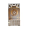 thumbnail image 1 of Customized Wooden Cabinet Desginer Mandir With LED / Mandir For Home & Office / Temple For Home / Pooja Ghar / Mandir With Lights /Storage, 1 of 1