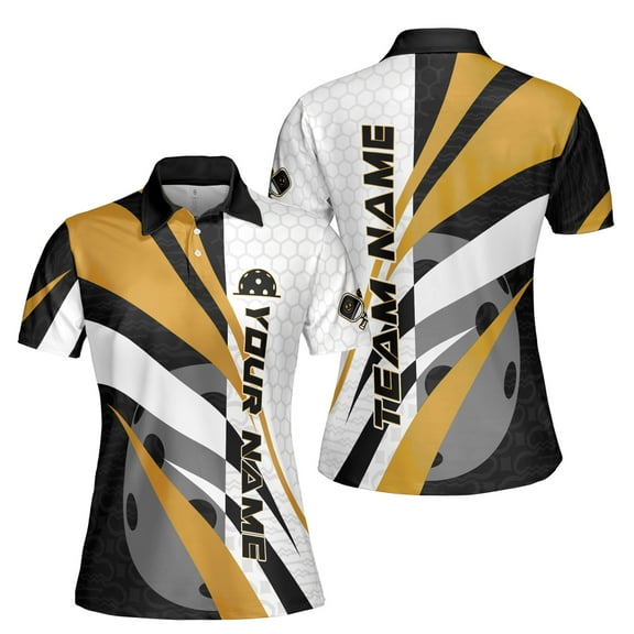 Customized Your Team Name Pickleball Player Women's Polo Shirt S-5XL