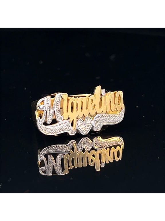 Customized name ring