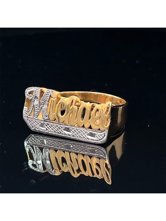 Customized name ring