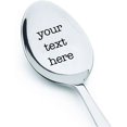 thumbnail image 1 of Customized spoon - Your Text Here - High Quality stainless steel spoon, 1 of 7