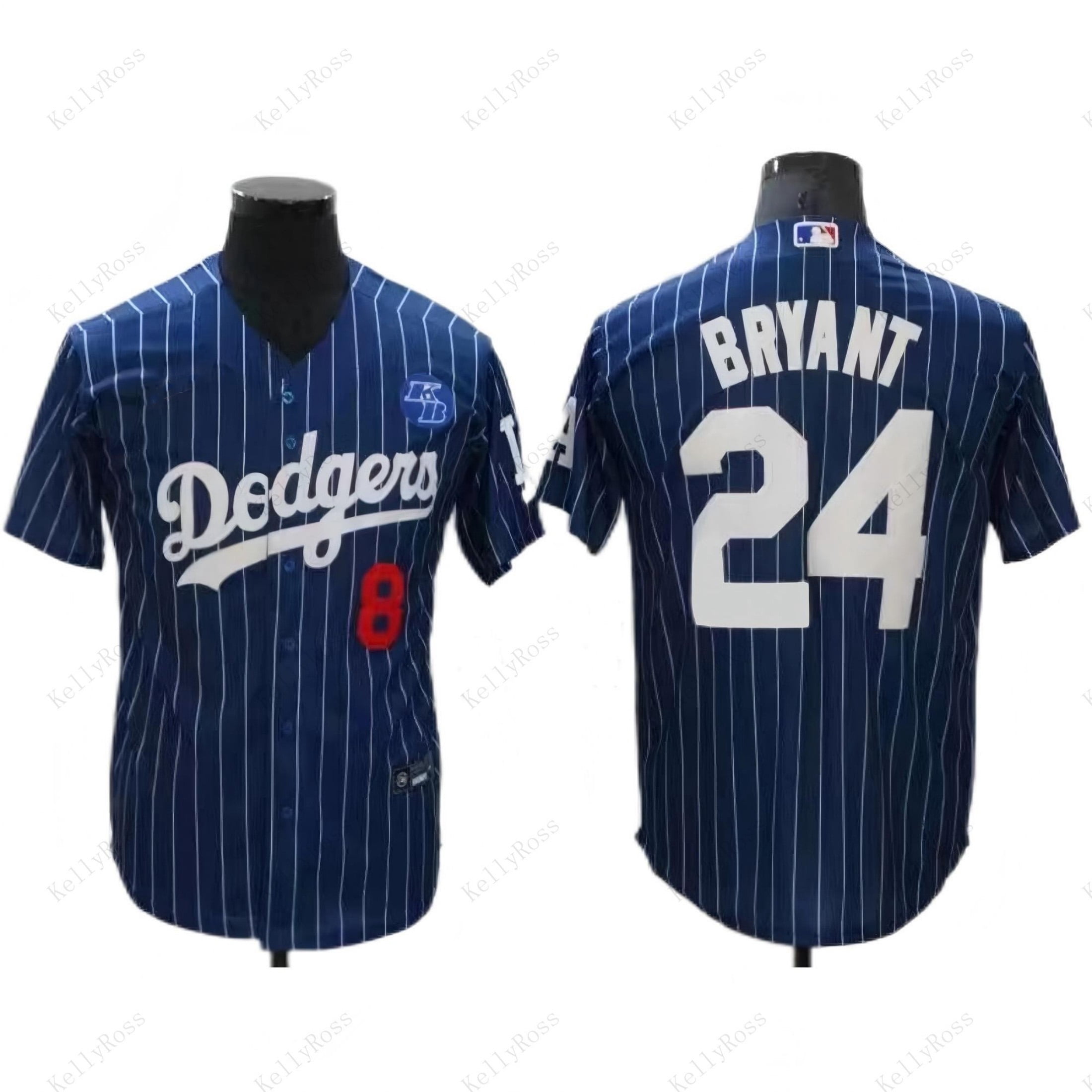 Customized Dod Customized with American Baseball Jersey_s Los_Angeles_Dod_gers #24 ...