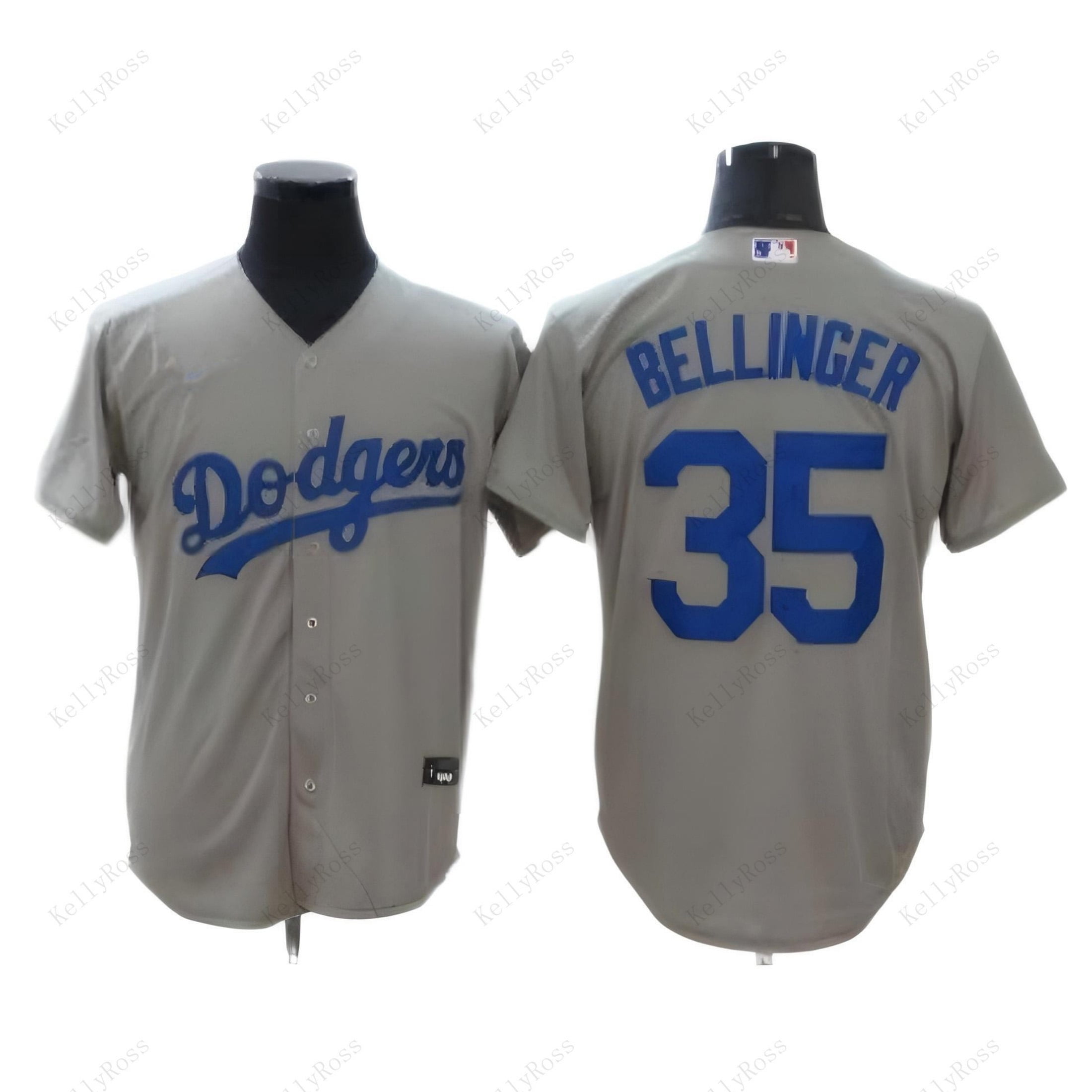 Customized Dod Customized with American Baseball Jersey_s Los_Angeles_Dod_gers #35 ...