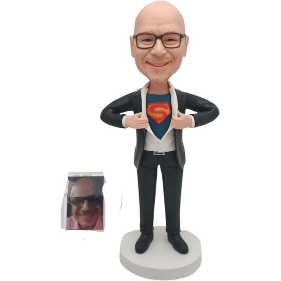 Customizing Bobblehead Figurine Personalized Sculpture Customized Photo bobblehead Doll, Birthday Gift, Gifts for mom and Friends, Corporate Gifts (One Person, 6.5 inches)