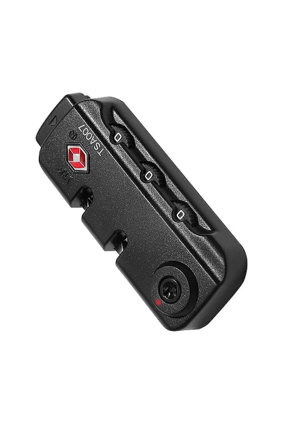 Customs Lock TSA007 Approved Zipper Bags Fixed Lock 3 Digit Luggage Lock for Luggage Suitcase