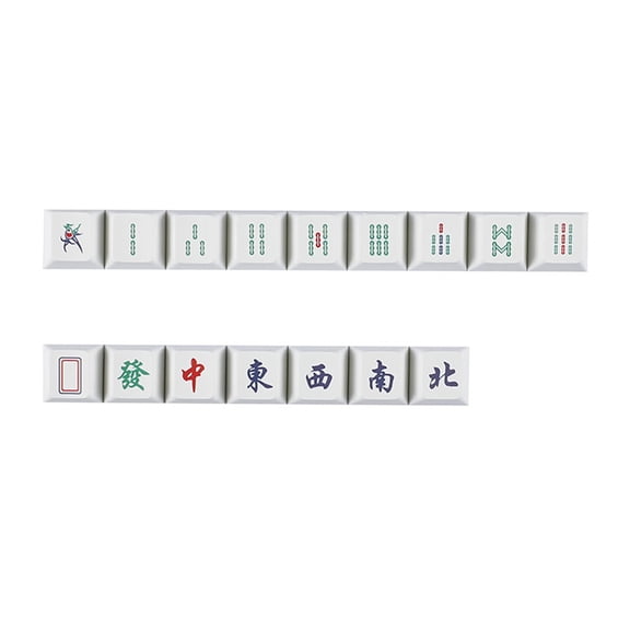 Customs Mahjong Designs Keycaps Enhances Durability and Feel Keycaps for MX Mechanical Keyboards Customization