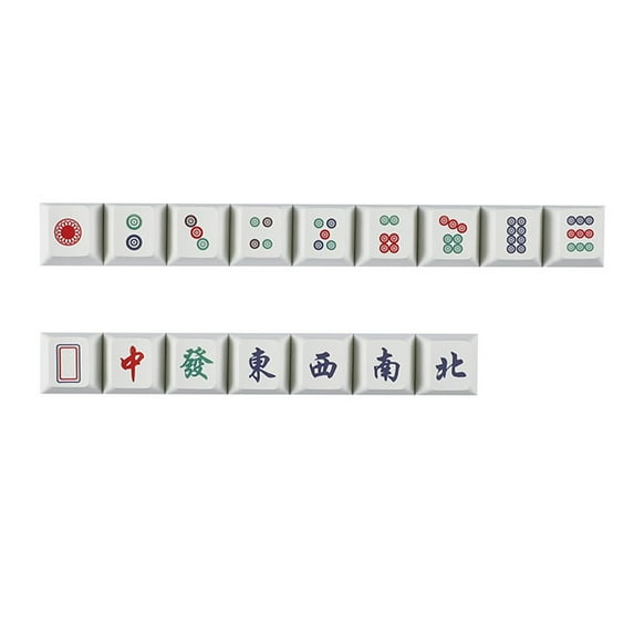 Customs Mahjong Designs Keycaps Enhances Durability and Feel Keycaps for MX Mechanical Keyboards Customization