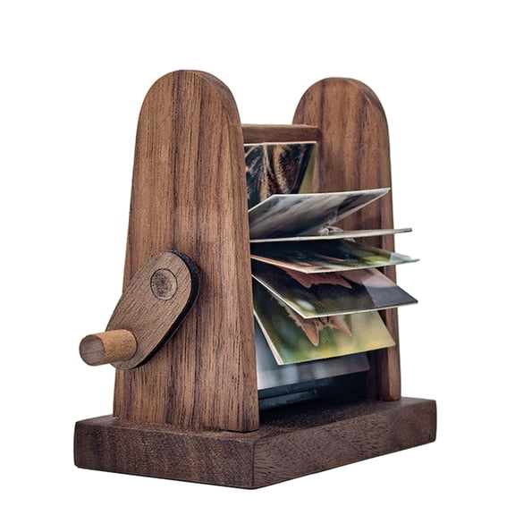 Customs Photo Flipbook Frame Hand Crank Photo Album Picture Flipbook Box Gift