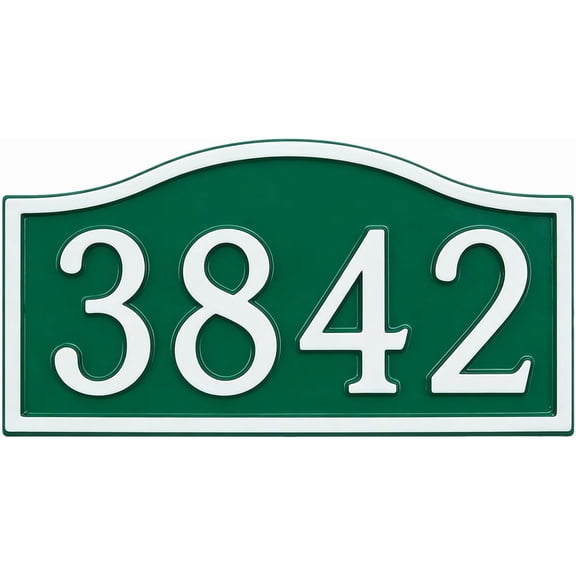 Customt Metal House Numbers Sign House Address Plaques Personalized Address Numbers for House With Flag Address Signs Outdoor/Outside
