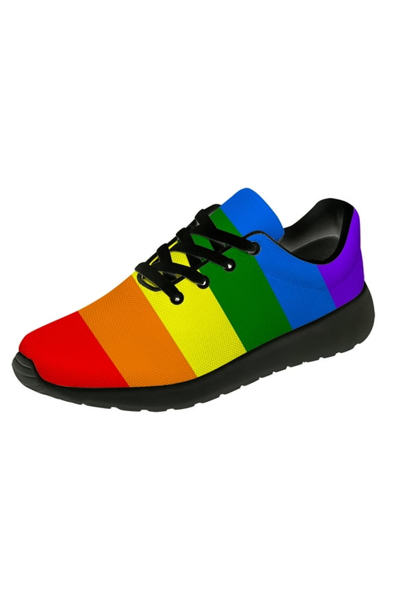 Pride Shoes Womens Rainbow Sneakers Size 14