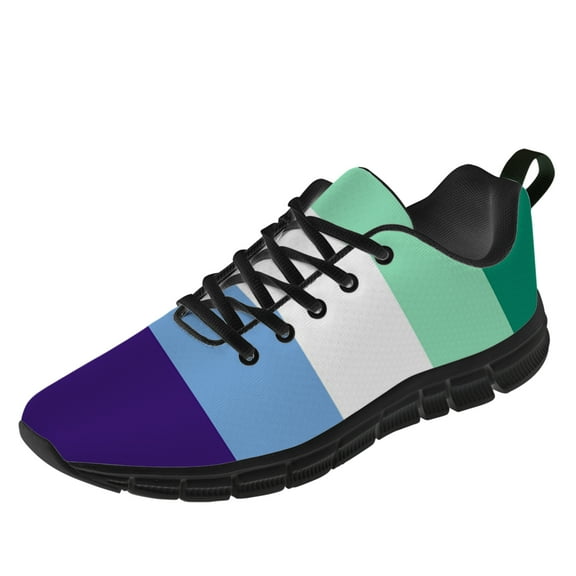 Customuart Pride Shoes Womens Running Shoes Casual LGBT Sneakers Size 11.5