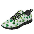 thumbnail image 1 of Customuart St Patricks Day Running Shoes for Men Shamrock Sneakers Green Size 7.5, 1 of 5