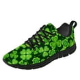 thumbnail image 1 of Customuart St Patricks Day Shamrock Running Shoes for Men Green Sneakers Size 10, 1 of 5