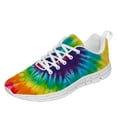 thumbnail image 1 of Customuart Tie Dye Sneakers for Women Running Shoes Size 11, 1 of 5
