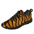 thumbnail image 1 of Customuart Tiger Print Shoes for Men Running Shoes Fashion Sneakers Orange Size 6, 1 of 5
