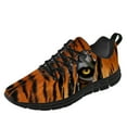 thumbnail image 1 of Customuart Tiger Print Shoes for Men Running Shoes Fashion Sneakers Orange Size 8.5, 1 of 5
