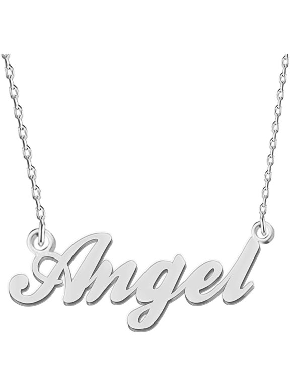 Custon Name Necklace Stainless Steel Pendant Necklace Personalized Pendant Jewelry Gifts For Women[o3493]