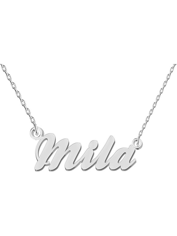 Custon Name Necklace Stainless Steel Pendant Necklace Personalized Pendant Jewelry Gifts For Women[o3583]