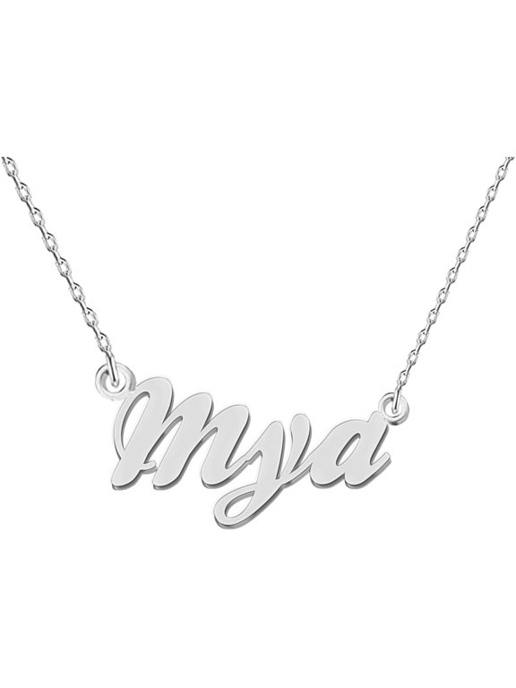 Custon Name Necklace Stainless Steel Pendant Necklace Personalized Pendant Jewelry Gifts For Women[o3595]