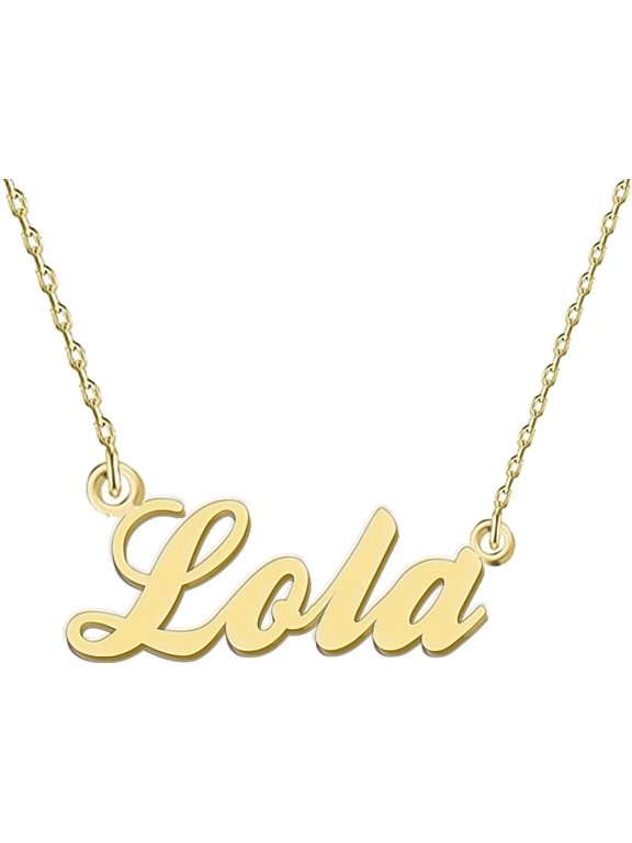 Custon Name Necklace Stainless Steel Pendant Necklace Personalized Pendant Jewelry Gifts For Women[o3687]
