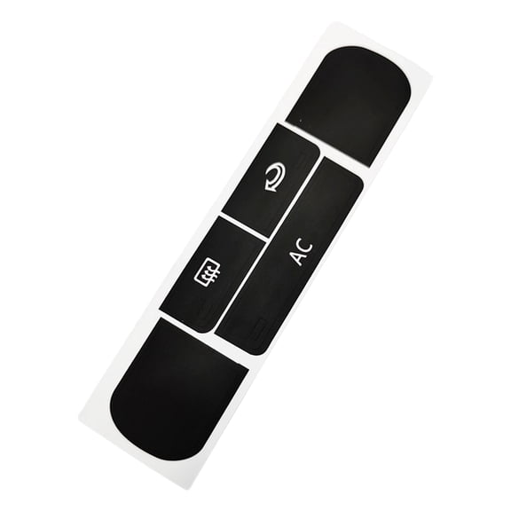 High Temperature Resistant Air Conditioning Control Panel Decals Sticker Labels Anti Fade PET Film Easy Installation