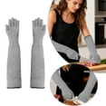 thumbnail image 1 of Cut Cat Grooming Gloves Protective Hand Sleeves for Safe Training and Handling with Durable Scratch Proof Design, 1 of 7