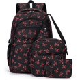 thumbnail image 1 of Cut Coquette Bow Backpack for Girls 3 Piece Set Laptop Daypack Lightweight Adjustable Straps, Back to School Backpack, For Work School Commute Travel, Fashion Bookbag Red, 1 of 7